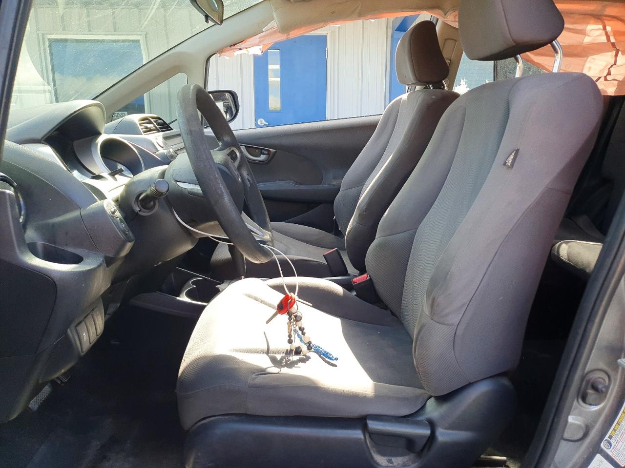 2013 Honda Fit Gray vin: JHMGE8H37DC025803