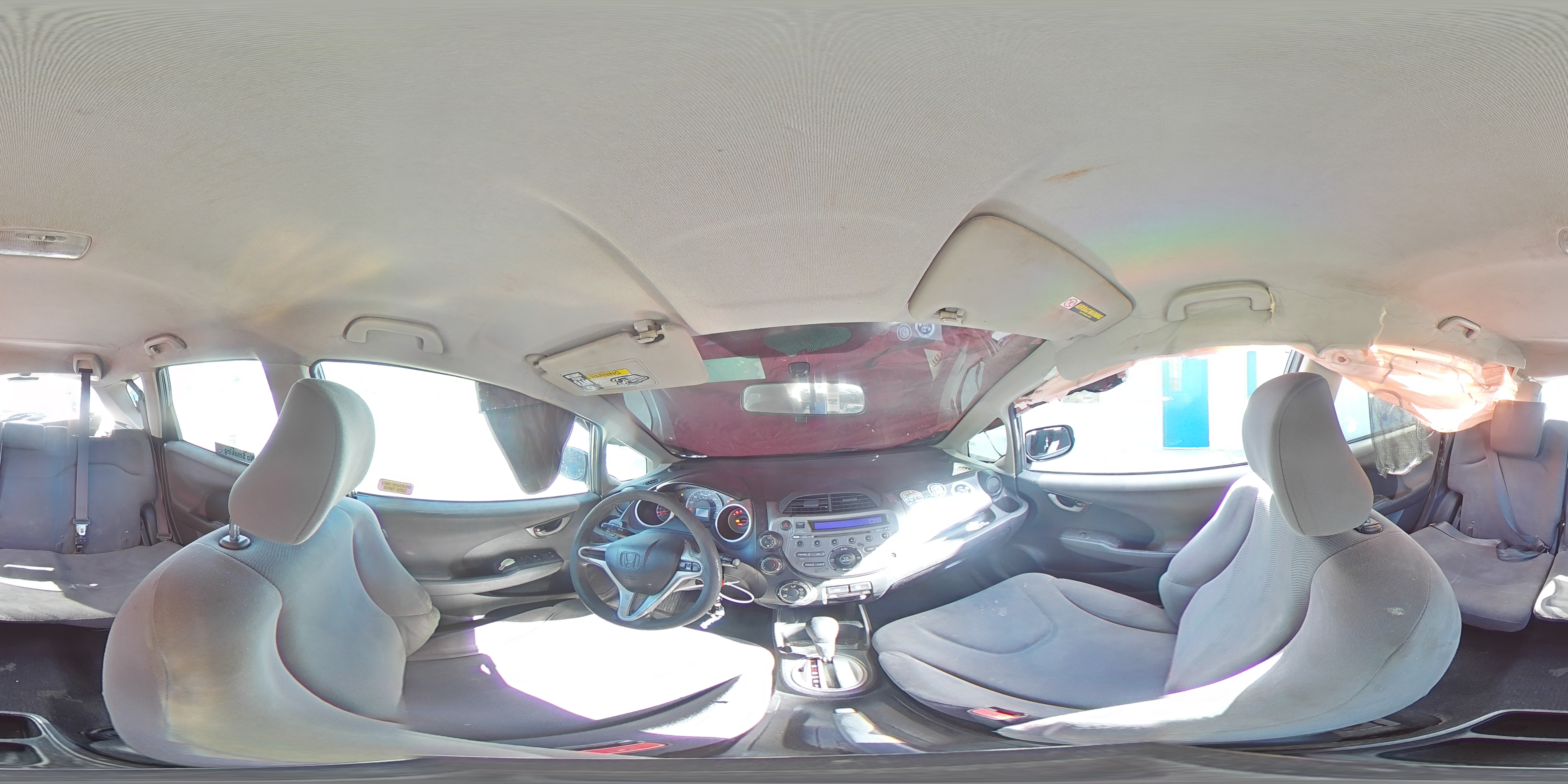 2013 Honda Fit Gray vin: JHMGE8H37DC025803