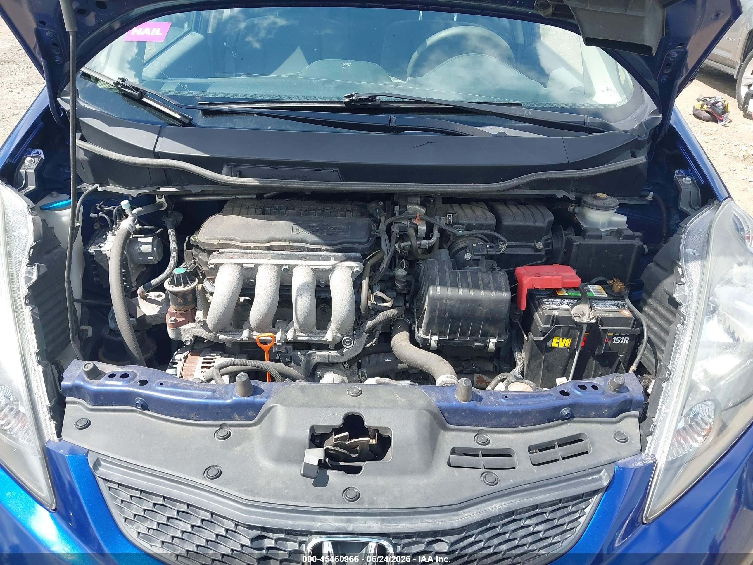 2013 Honda Fit   Dark Blue vin: JHMGE8H37DC030743