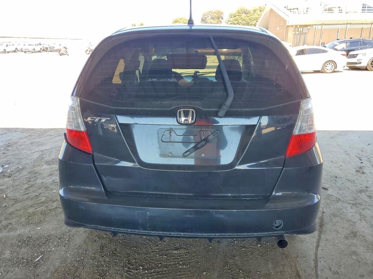 2013 Honda Fit Black vin: JHMGE8H37DC056338