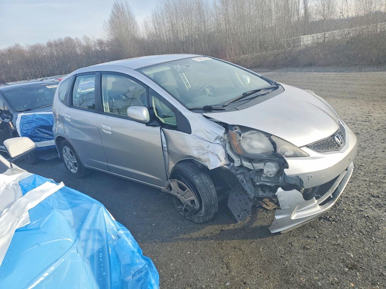 2013 Honda Fit Серебряный vin: JHMGE8H37DC061751
