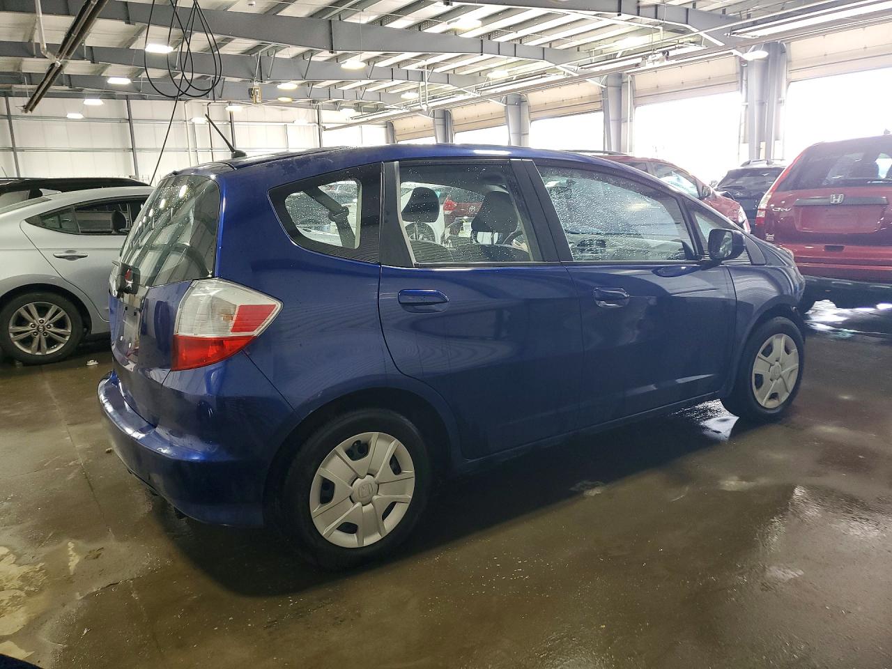2013 Honda Fit Синий vin: JHMGE8H37DC066934