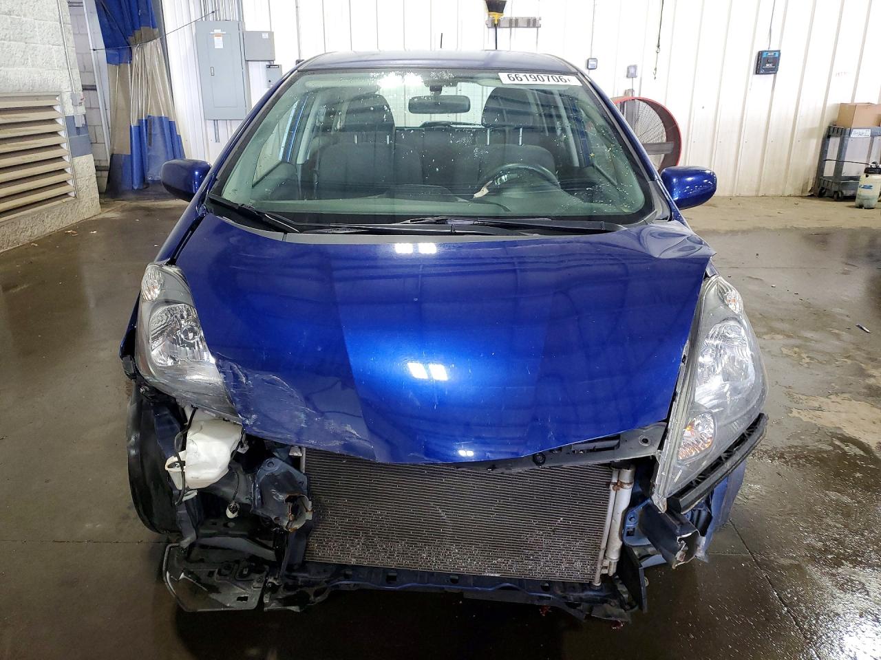 2013 Honda Fit Синий vin: JHMGE8H37DC066934