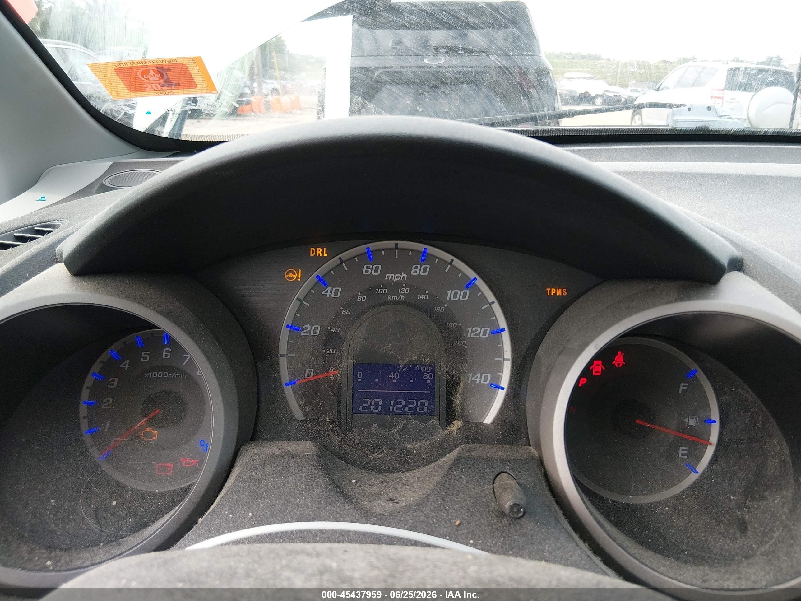 2011 Honda Fit Light Blue vin: JHMGE8H38BC020221