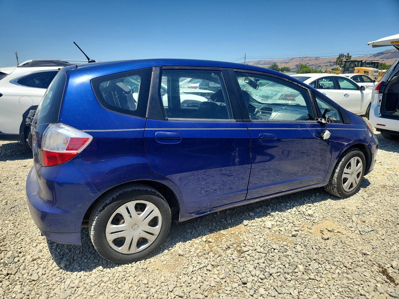 2011 Honda Fit Blue vin: JHMGE8H38BC023085