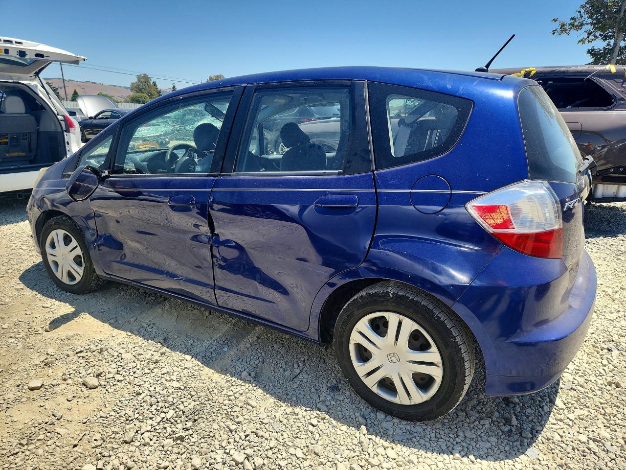 2011 Honda Fit Blue vin: JHMGE8H38BC023085