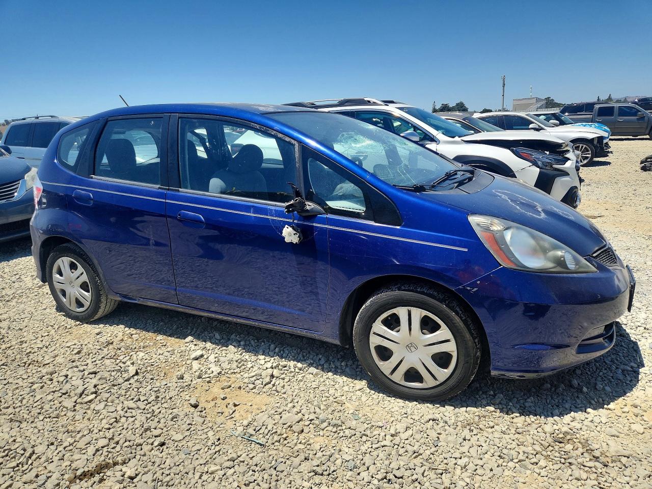 2011 Honda Fit Blue vin: JHMGE8H38BC023085