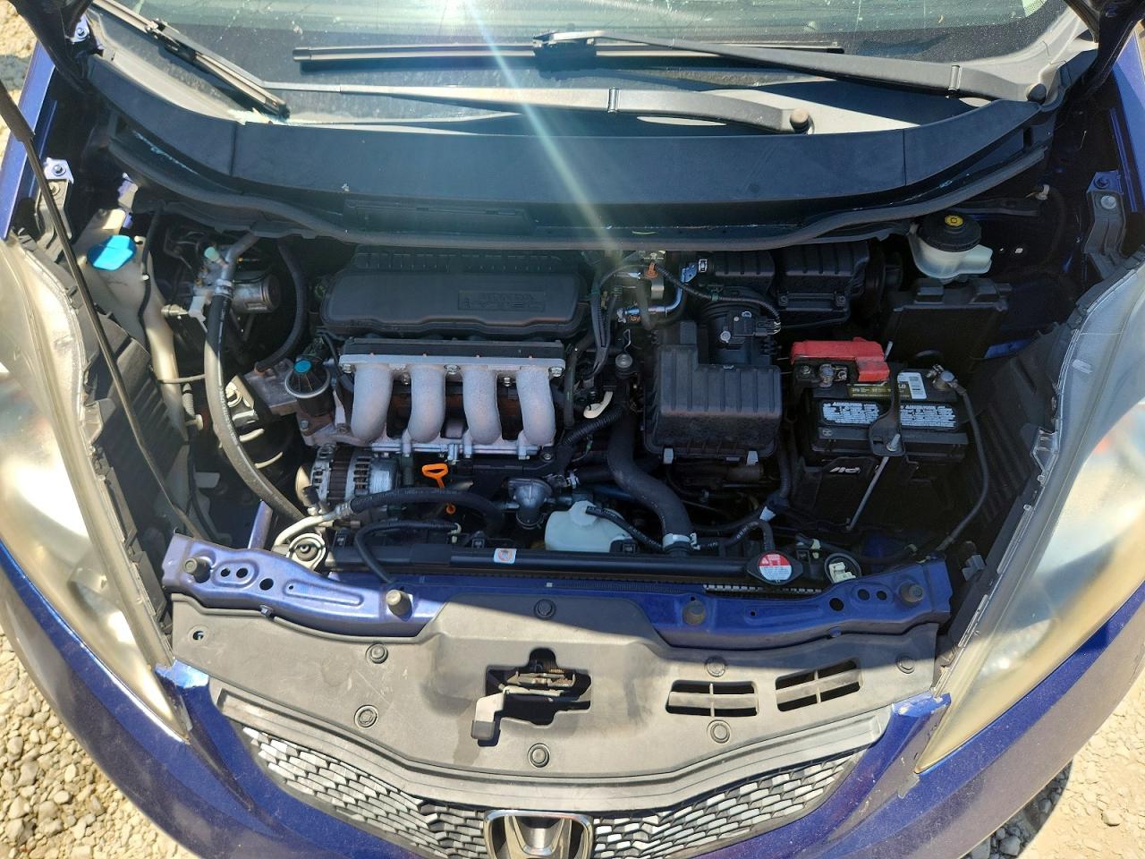 2011 Honda Fit Blue vin: JHMGE8H38BC023085