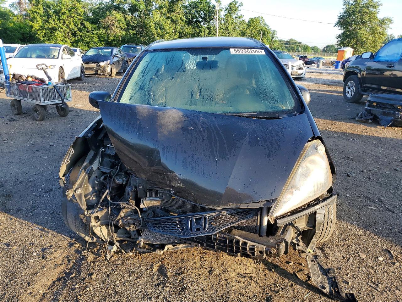 2011 Honda Fit Black vin: JHMGE8H38BS004459