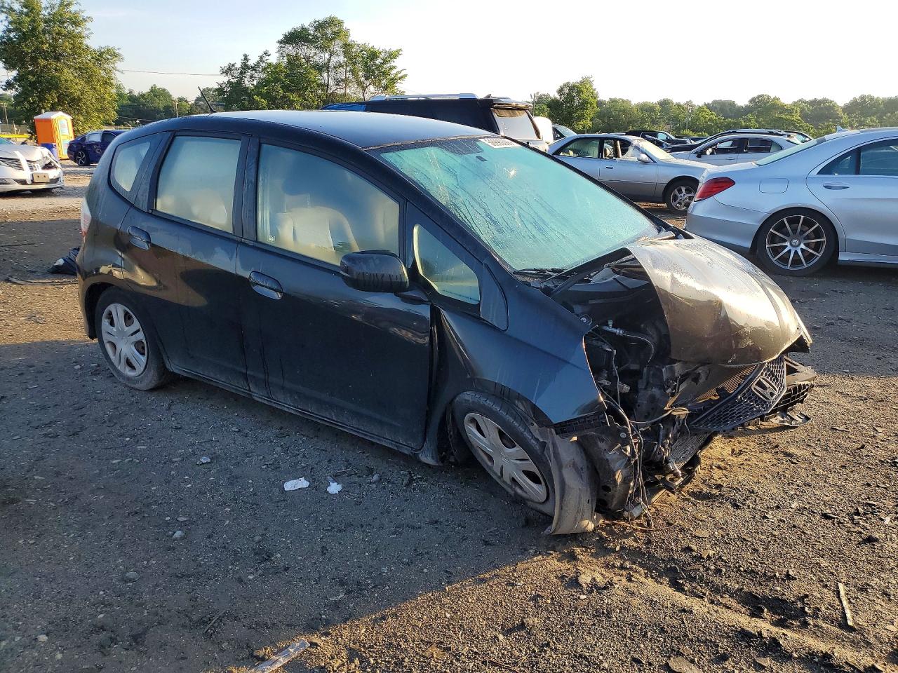 2011 Honda Fit Black vin: JHMGE8H38BS004459