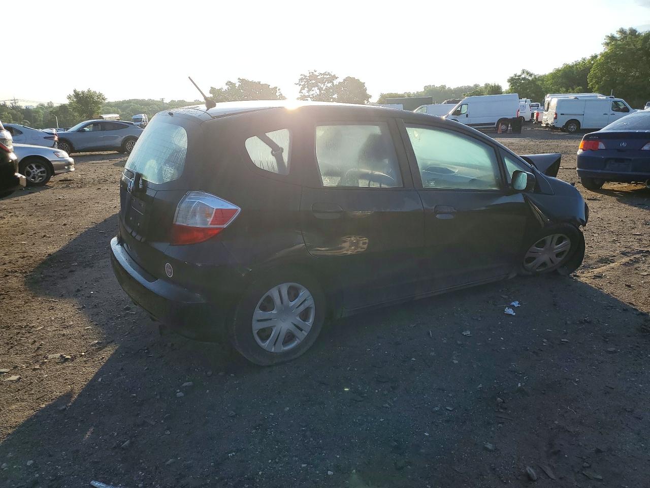 2011 Honda Fit Black vin: JHMGE8H38BS004459