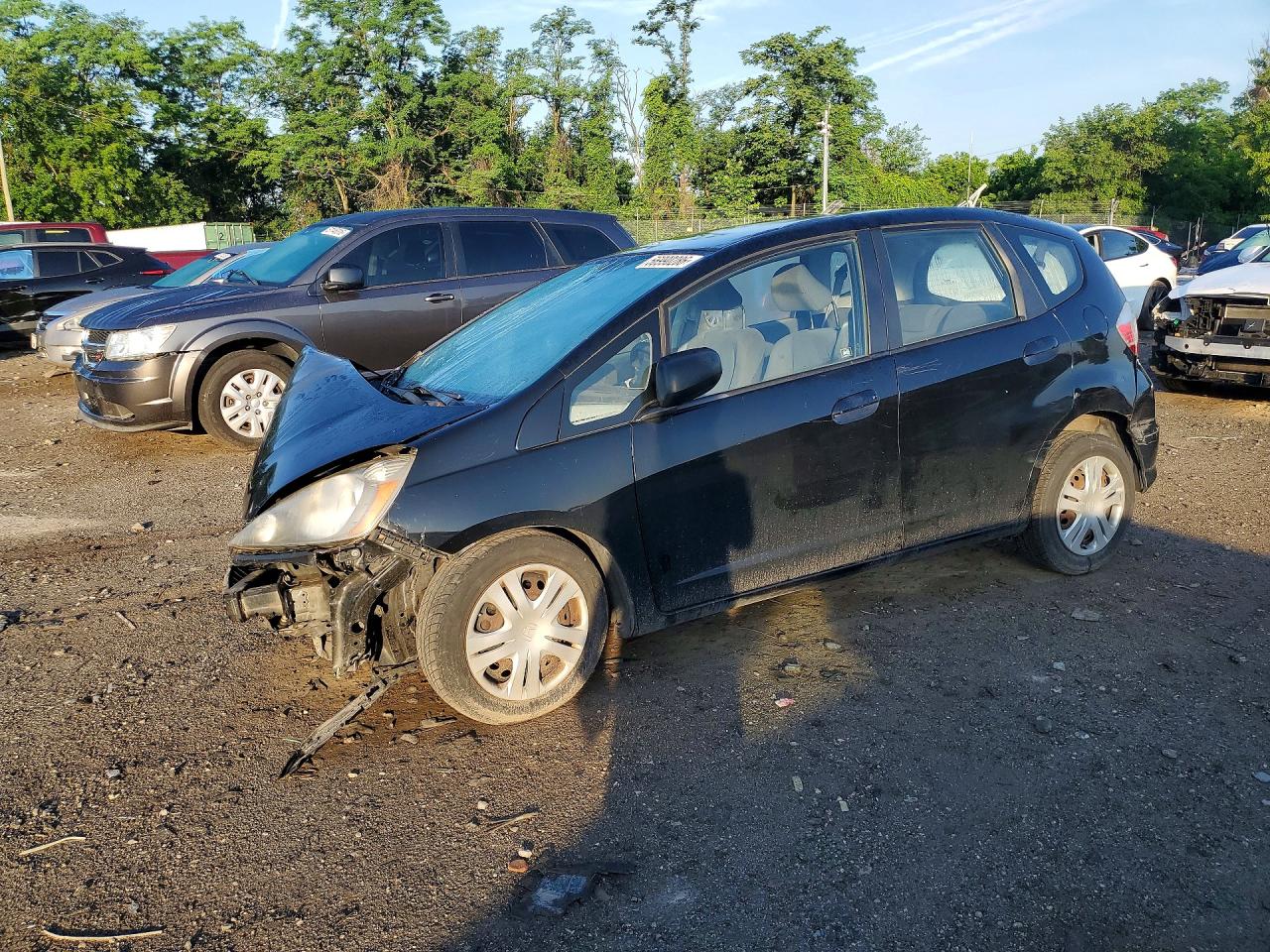2011 Honda Fit Black vin: JHMGE8H38BS004459