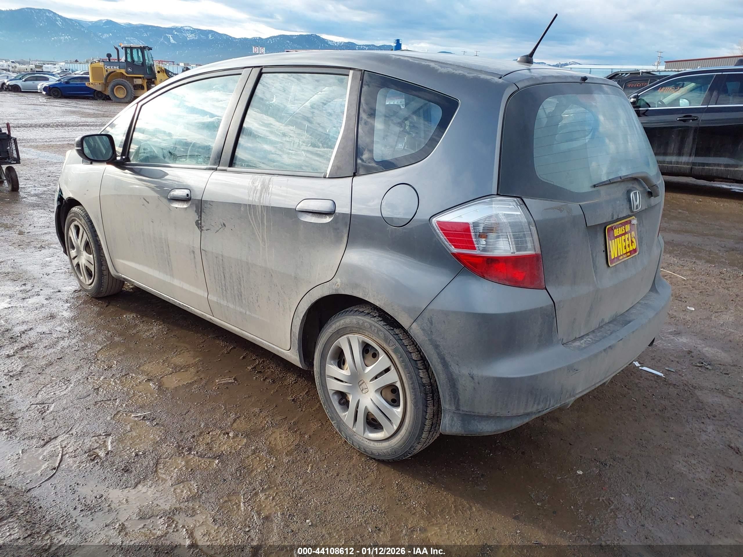 2011 Honda Fit Gray vin: JHMGE8H38BS010228