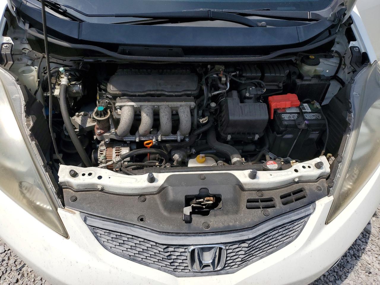 2012 Honda Fit White vin: JHMGE8H38CC021581
