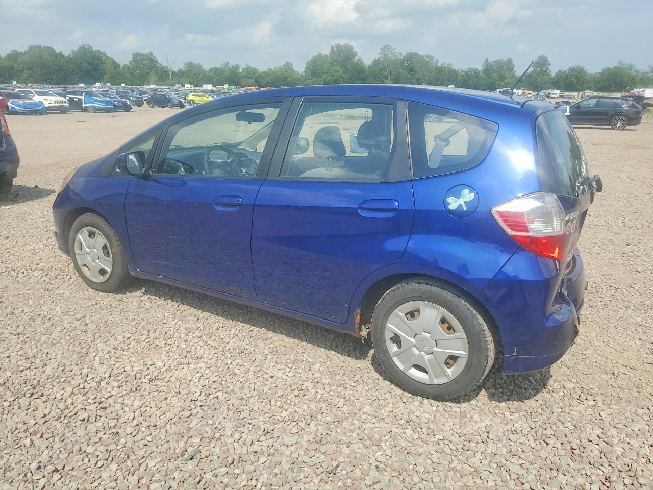 2012 Honda Fit Blue vin: JHMGE8H38CC028501