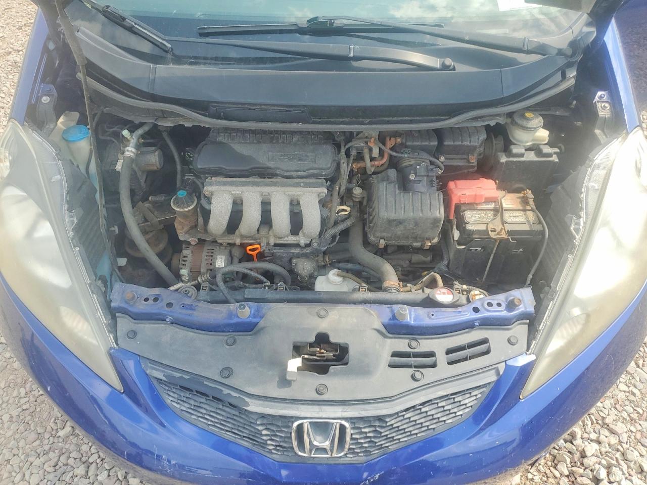 2012 Honda Fit Blue vin: JHMGE8H38CC028501