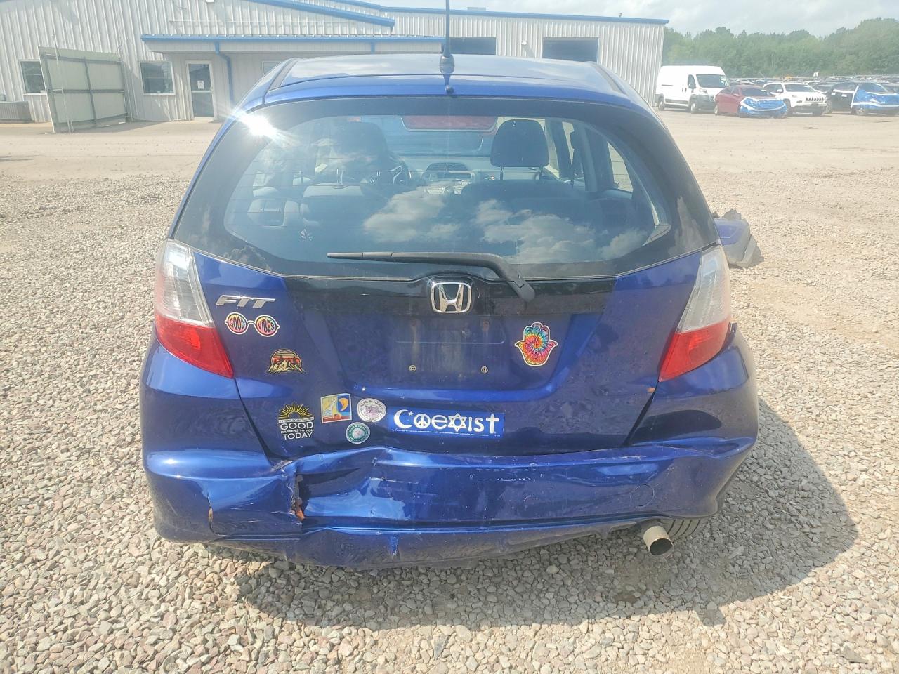2012 Honda Fit Blue vin: JHMGE8H38CC028501