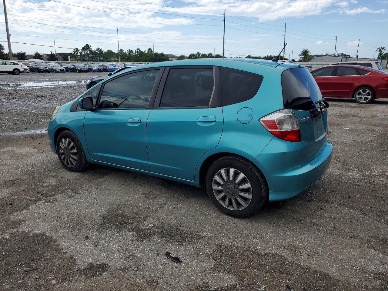 2012 Honda Fit Бирюзовый vin: JHMGE8H38CC031818