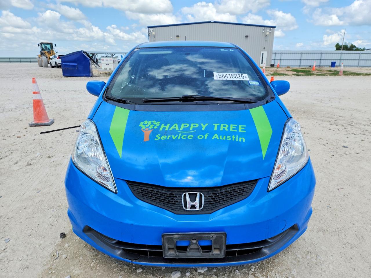 2012 Honda Fit Blue vin: JHMGE8H38CC032662