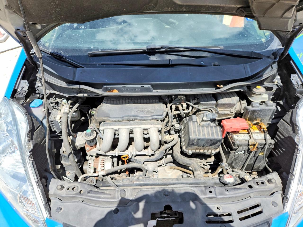 2012 Honda Fit Blue vin: JHMGE8H38CC032662