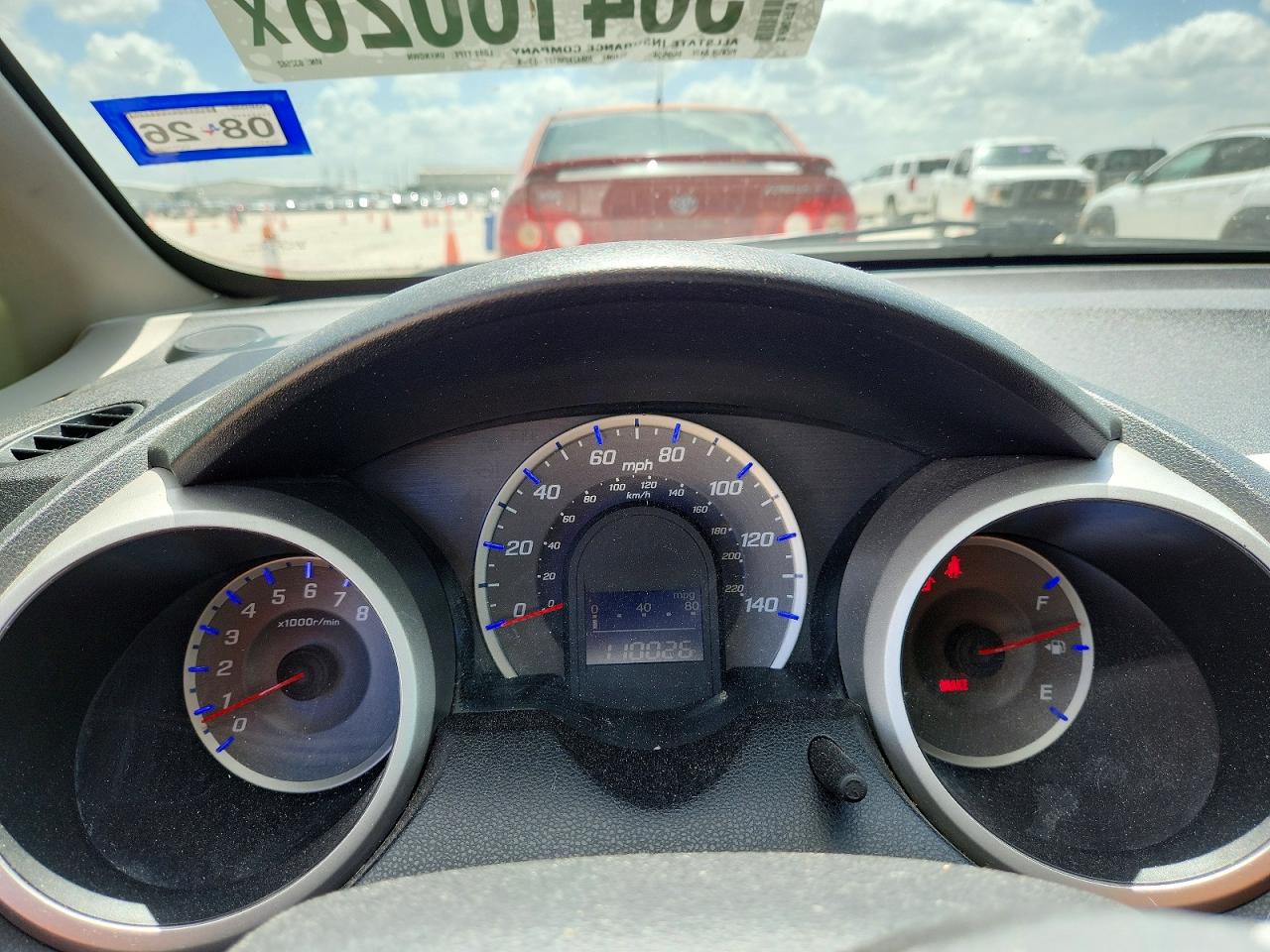 2012 Honda Fit Blue vin: JHMGE8H38CC032662