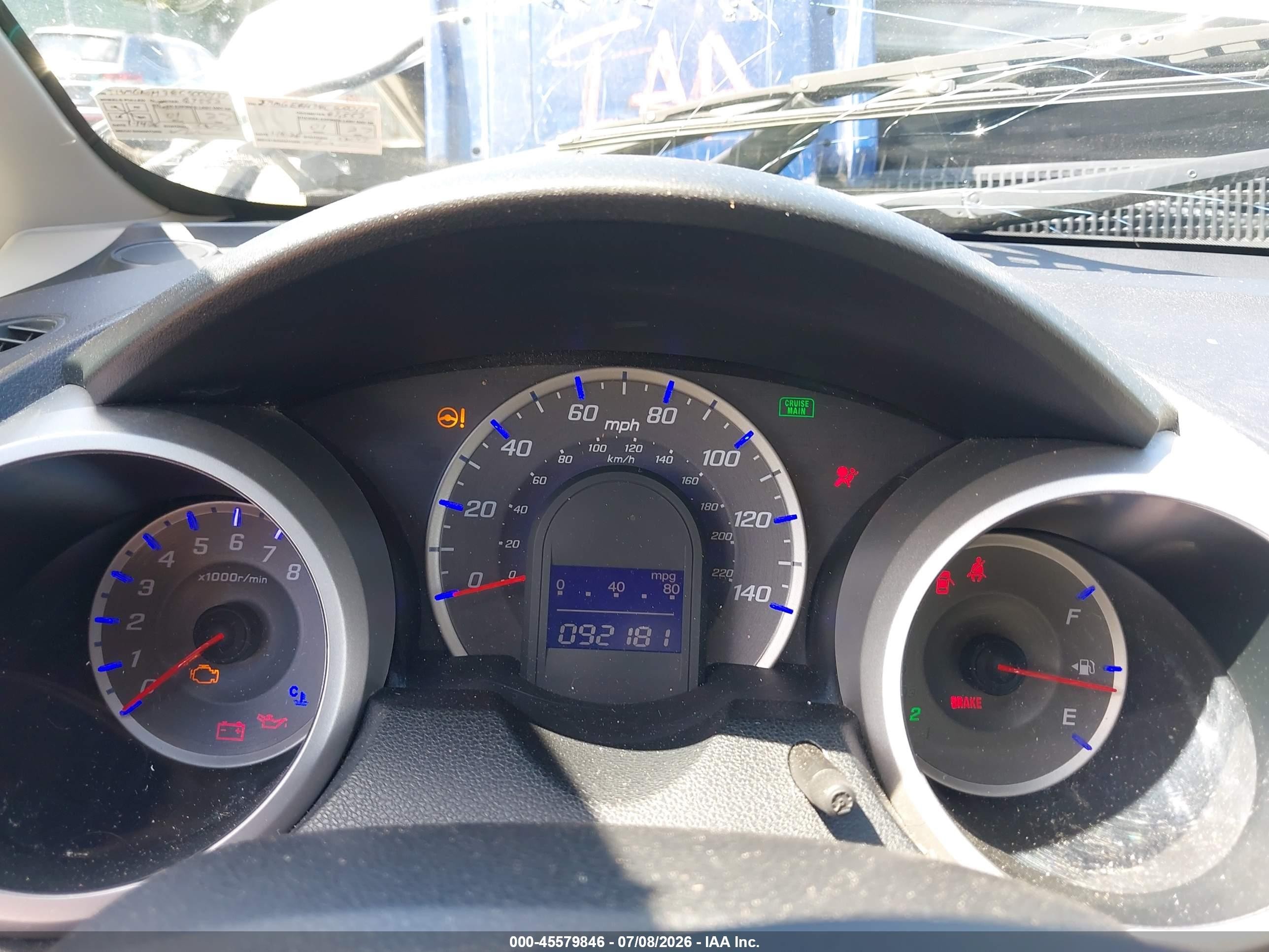 2012 Honda Fit Silver vin: JHMGE8H38CS000137