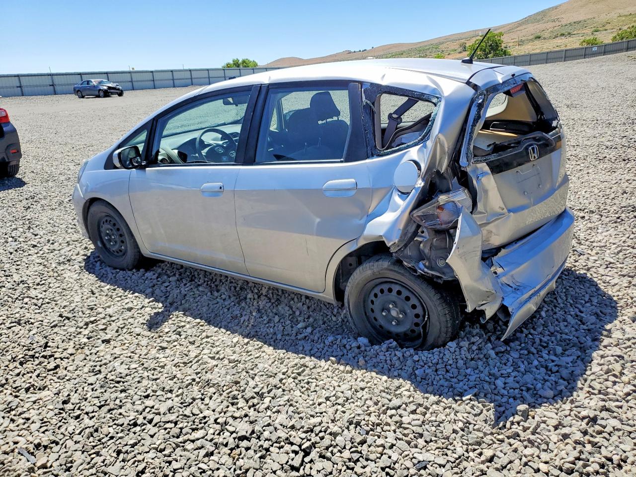 2012 Honda Fit Silver vin: JHMGE8H38CS000915