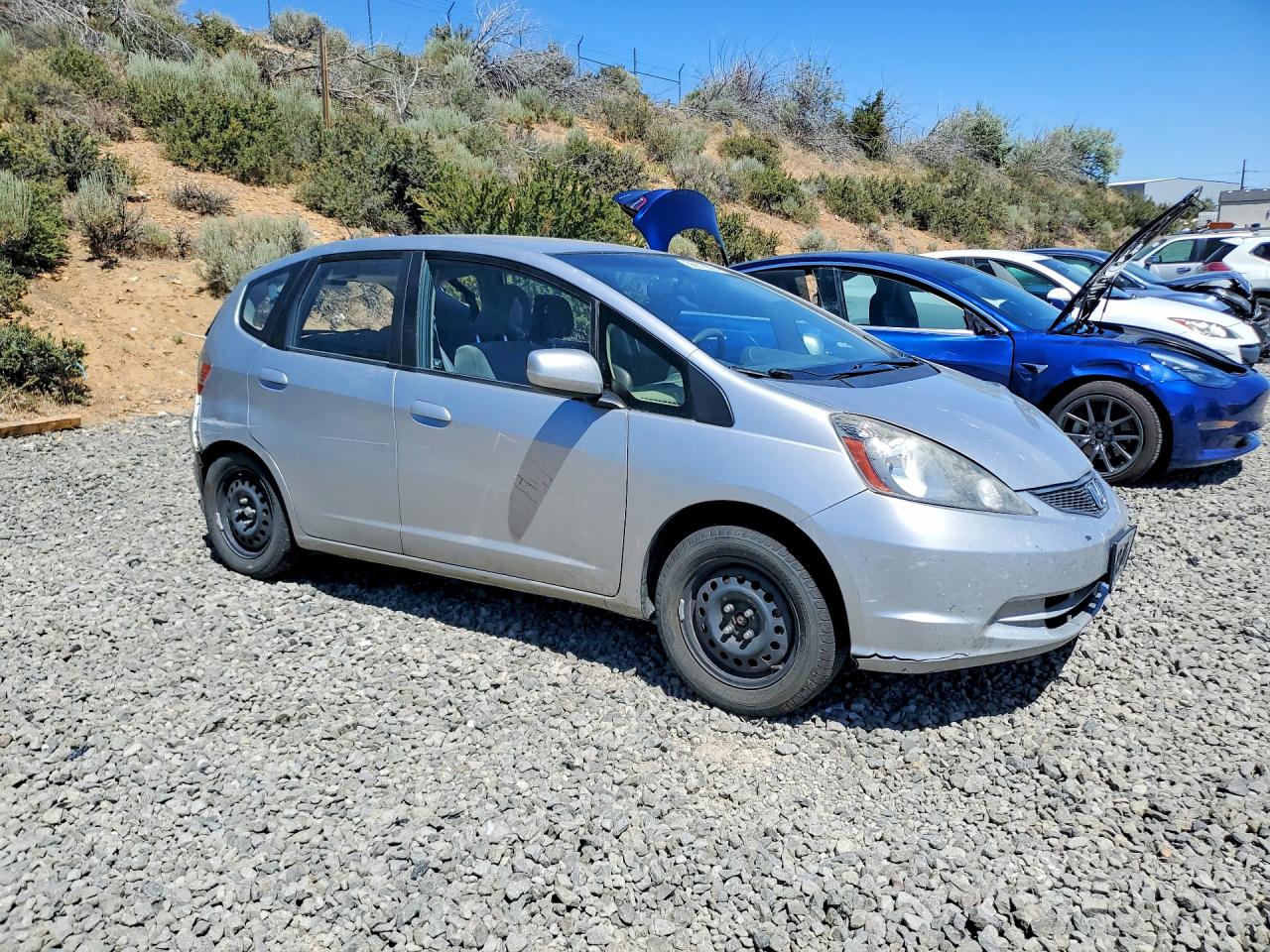 2012 Honda Fit Silver vin: JHMGE8H38CS000915