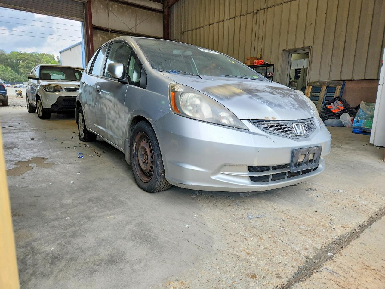 2012 Honda Fit Silver vin: JHMGE8H38CS002129