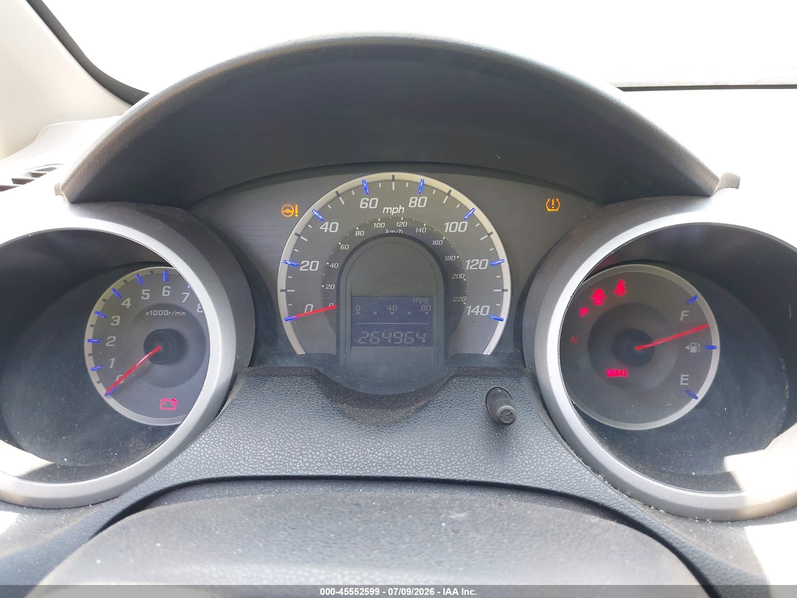 2013 Honda Fit Gray vin: JHMGE8H38DC010761