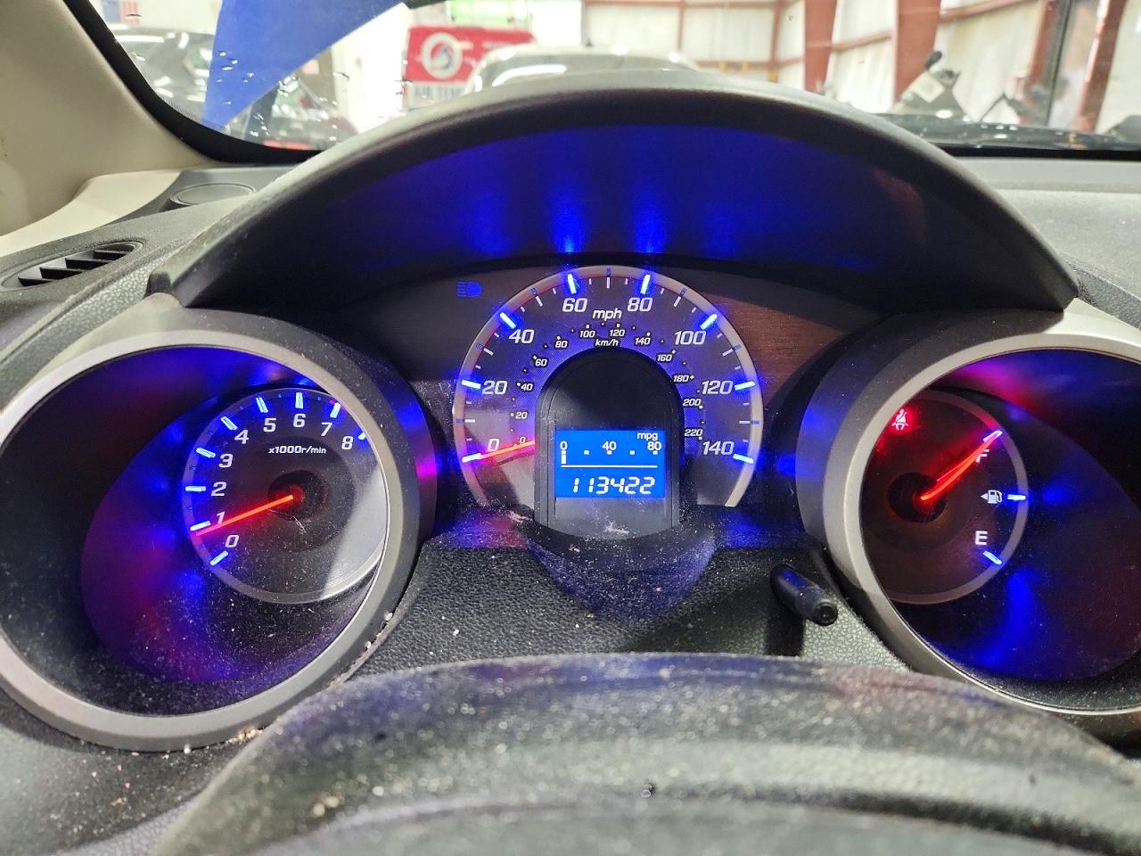 2013 Honda Fit Синий vin: JHMGE8H38DC017399