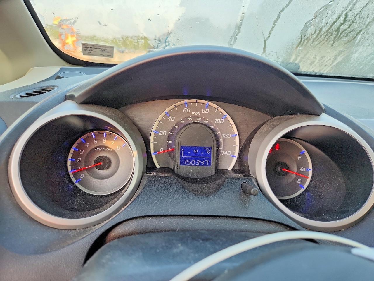 2013 Honda Fit Gray vin: JHMGE8H38DC020075