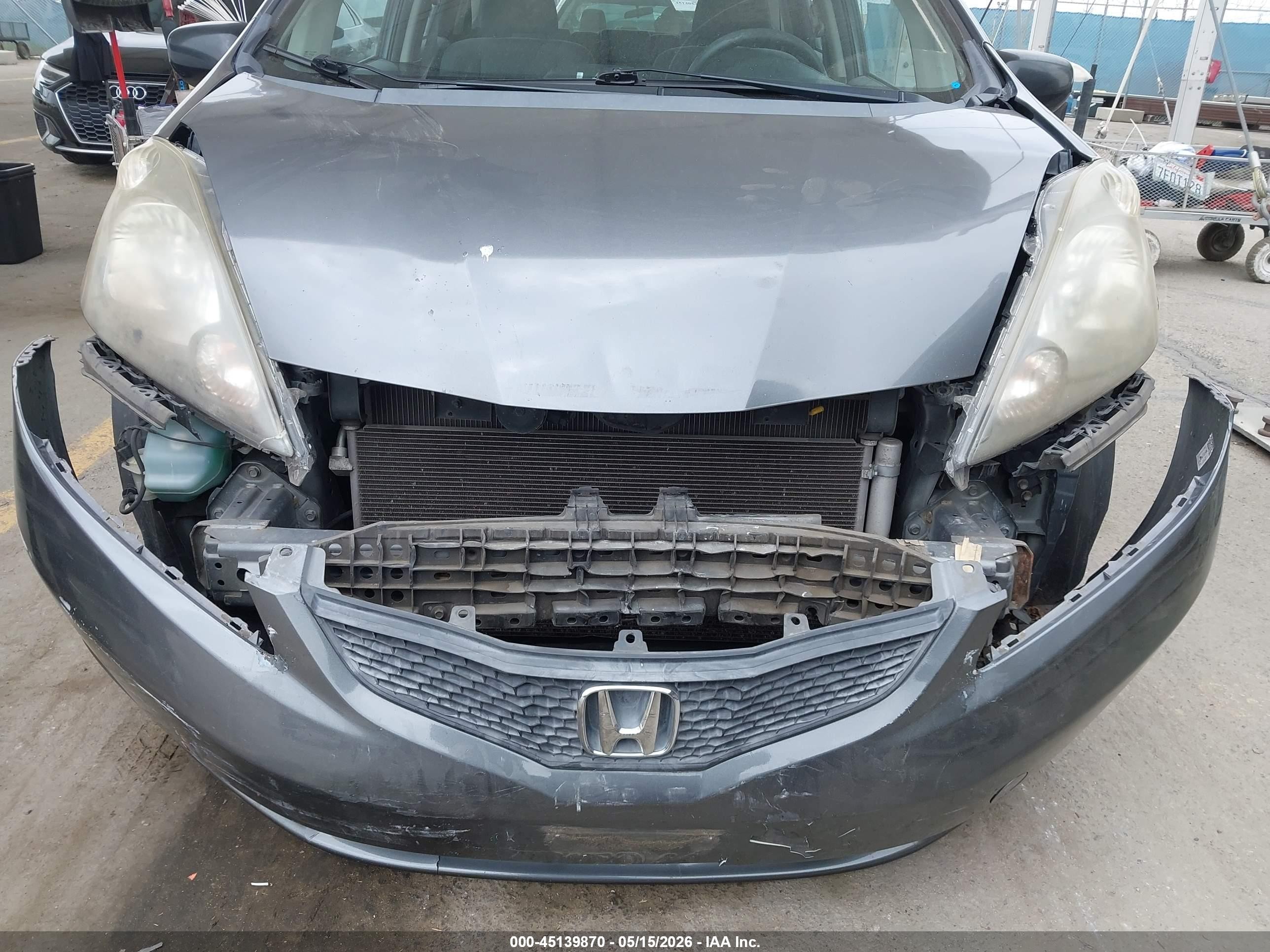 2013 Honda Fit   Gray vin: JHMGE8H38DC044506