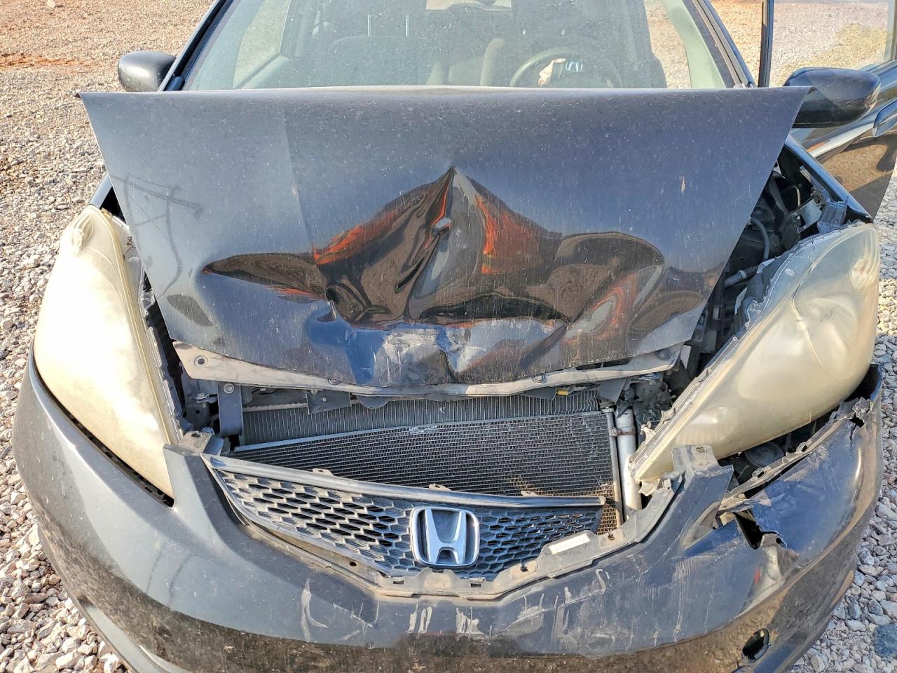 2013 Honda Fit Black vin: JHMGE8H38DC050399