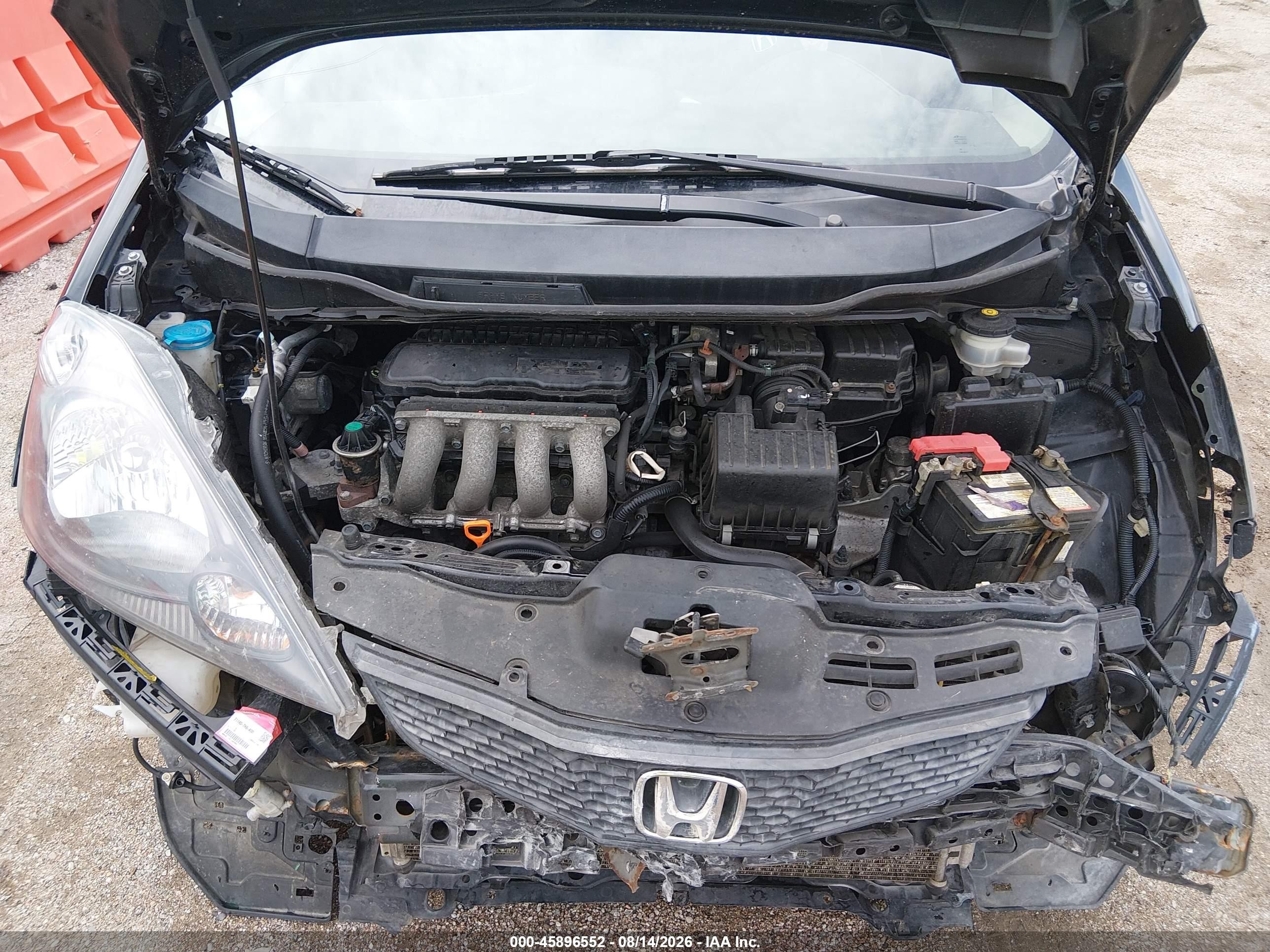 2013 Honda Fit   Black vin: JHMGE8H38DC067235