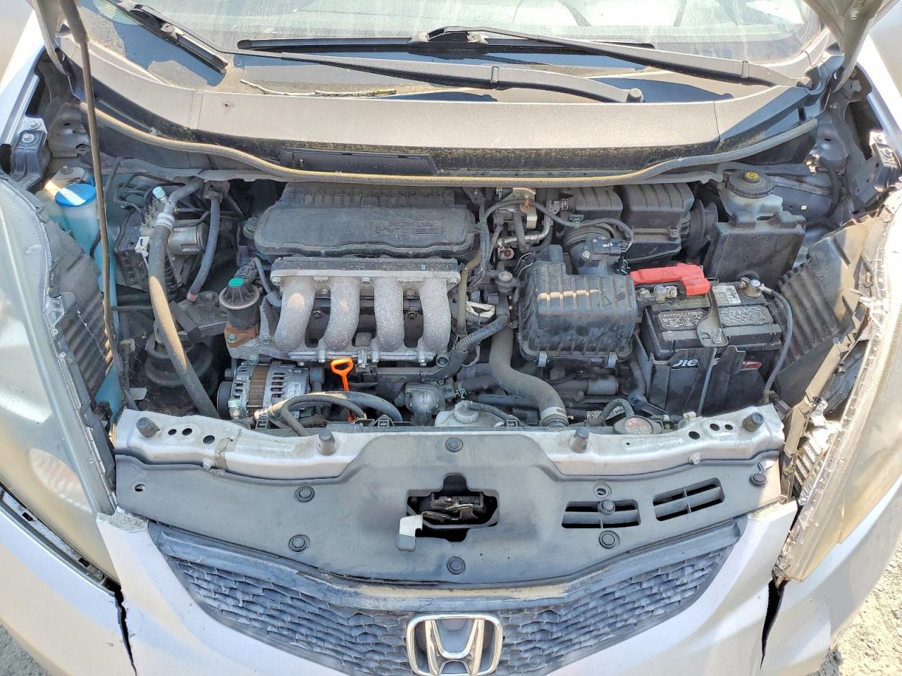 2013 Honda Fit Gray vin: JHMGE8H38DC078395