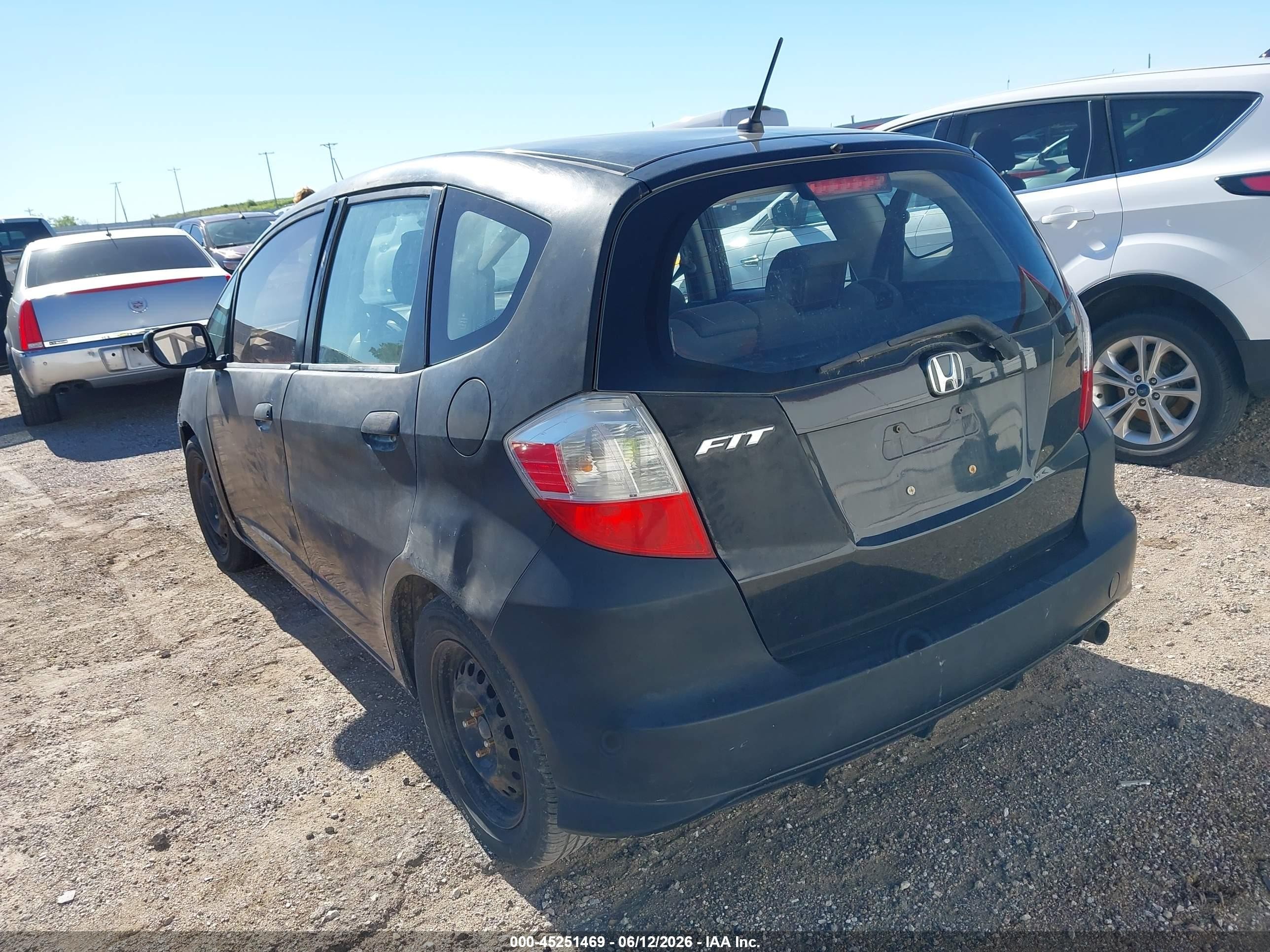 2011 Honda Fit   Black vin: JHMGE8H39BC025542