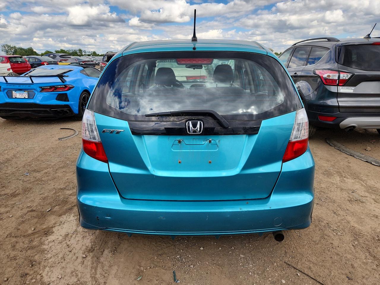 2012 Honda Fit Blue vin: JHMGE8H39CC023064