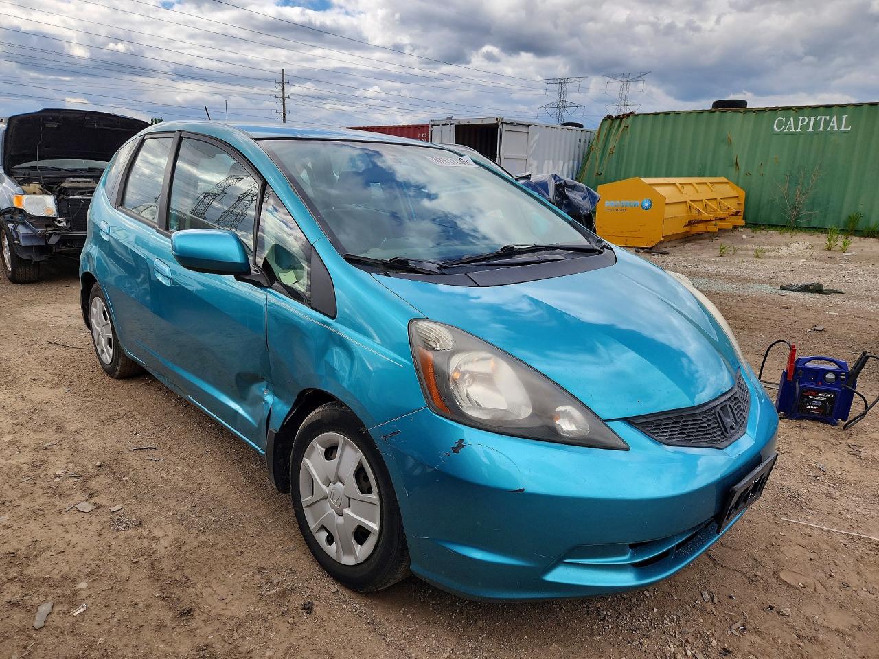 2012 Honda Fit Blue vin: JHMGE8H39CC023064