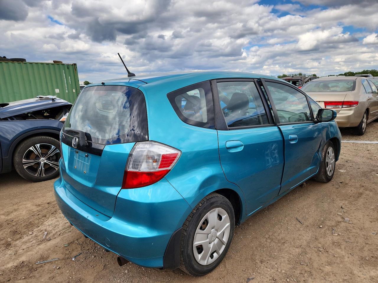2012 Honda Fit Blue vin: JHMGE8H39CC023064