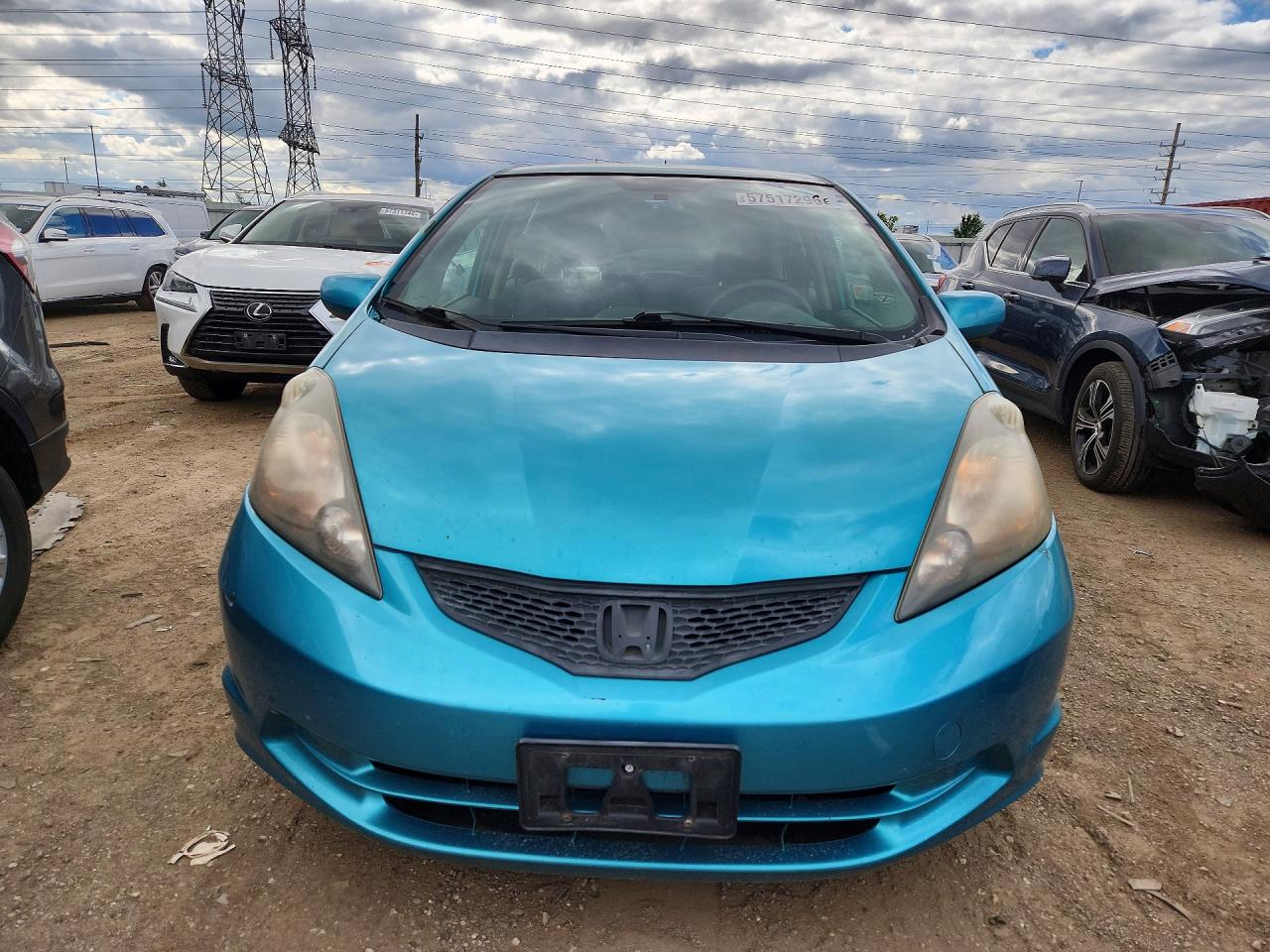 2012 Honda Fit Blue vin: JHMGE8H39CC023064