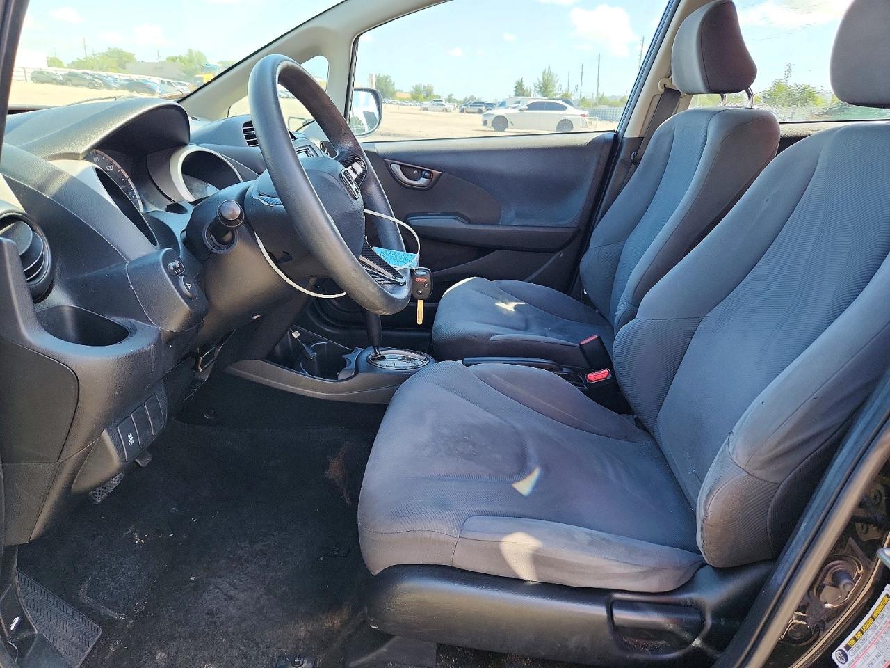 2012 Honda Fit Black vin: JHMGE8H39CC027065
