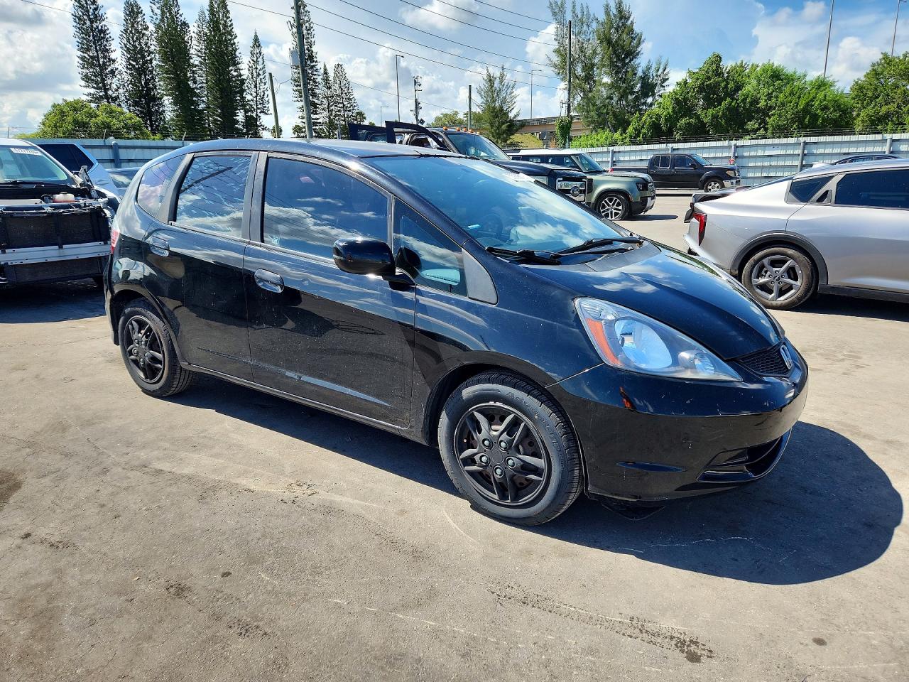 2012 Honda Fit Black vin: JHMGE8H39CC027065