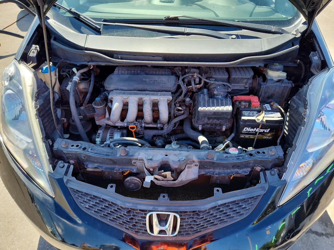 2012 Honda Fit Black vin: JHMGE8H39CC027065