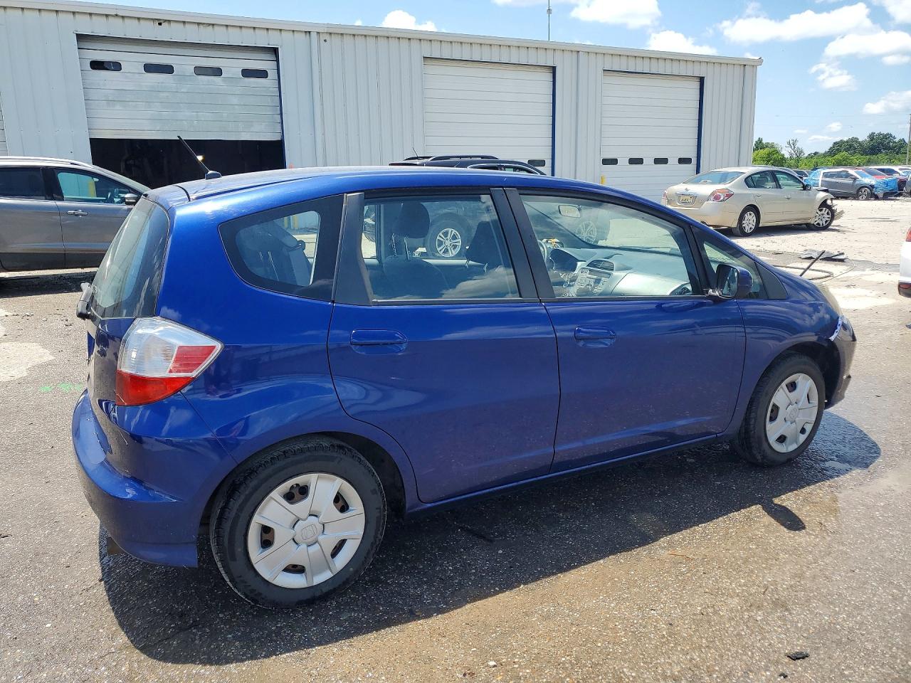 2012 Honda Fit Blue vin: JHMGE8H39CC030029