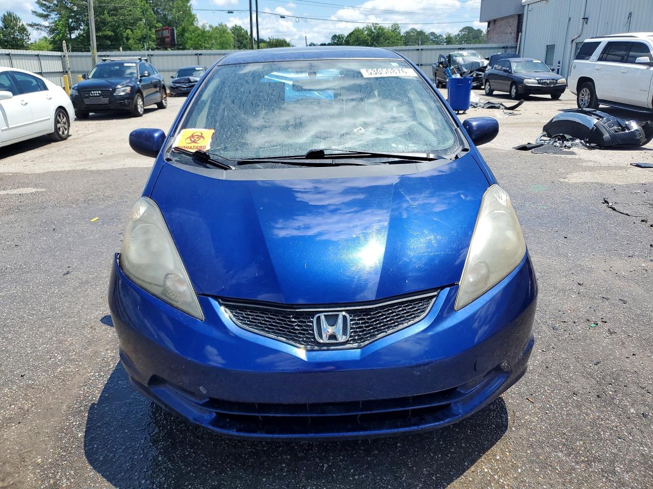 2012 Honda Fit Blue vin: JHMGE8H39CC030029