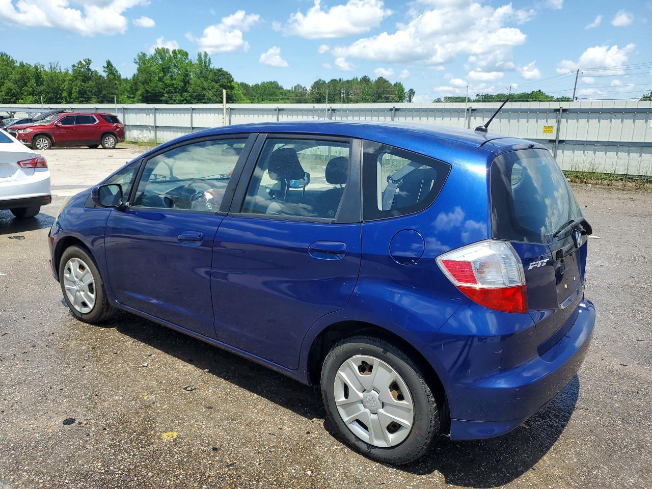 2012 Honda Fit Blue vin: JHMGE8H39CC030029