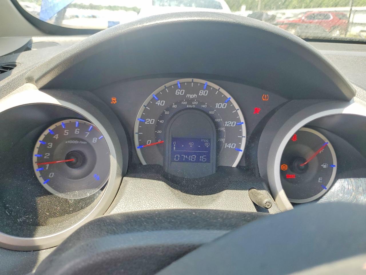 2012 Honda Fit Blue vin: JHMGE8H39CC030029