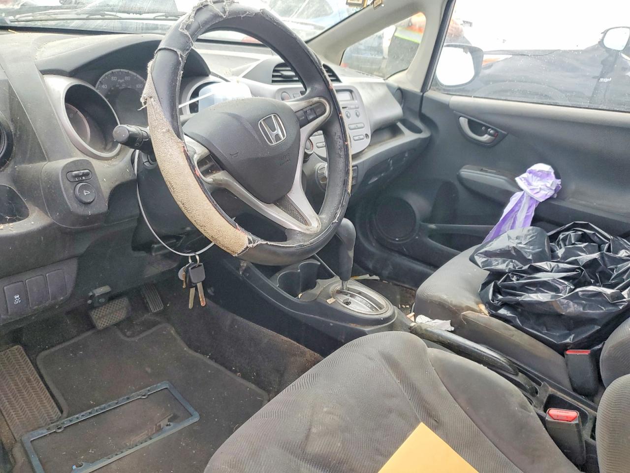 2012 Honda Fit Gray vin: JHMGE8H39CS000793