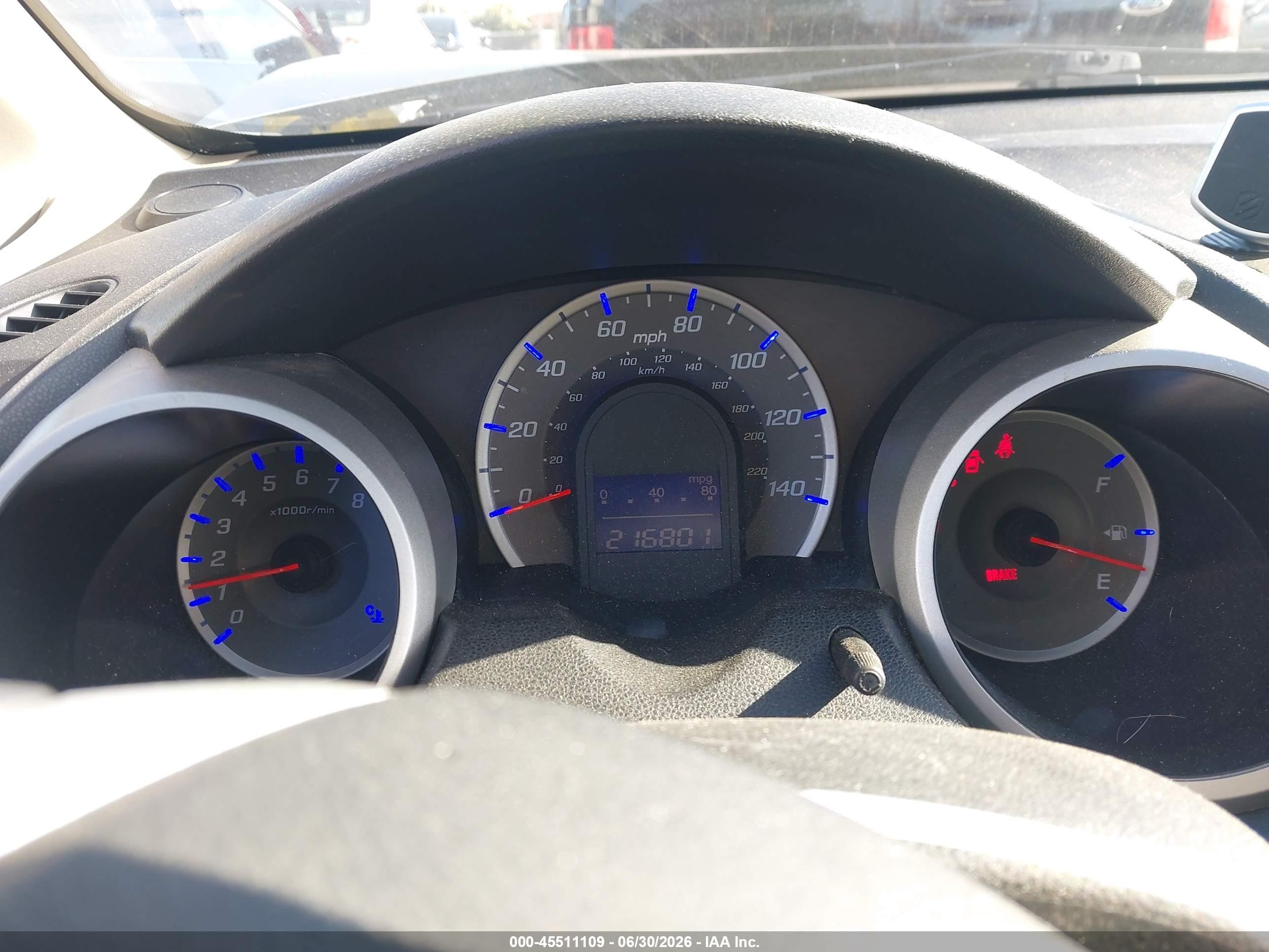 2012 Honda Fit   Серый vin: JHMGE8H39CS001295